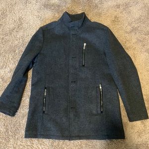 Johnston & Murphy Gray Overcoat